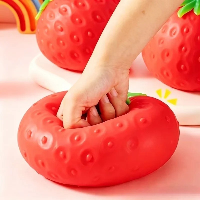 Slow‑Rebound Strawberry Stress‑Relief Toy