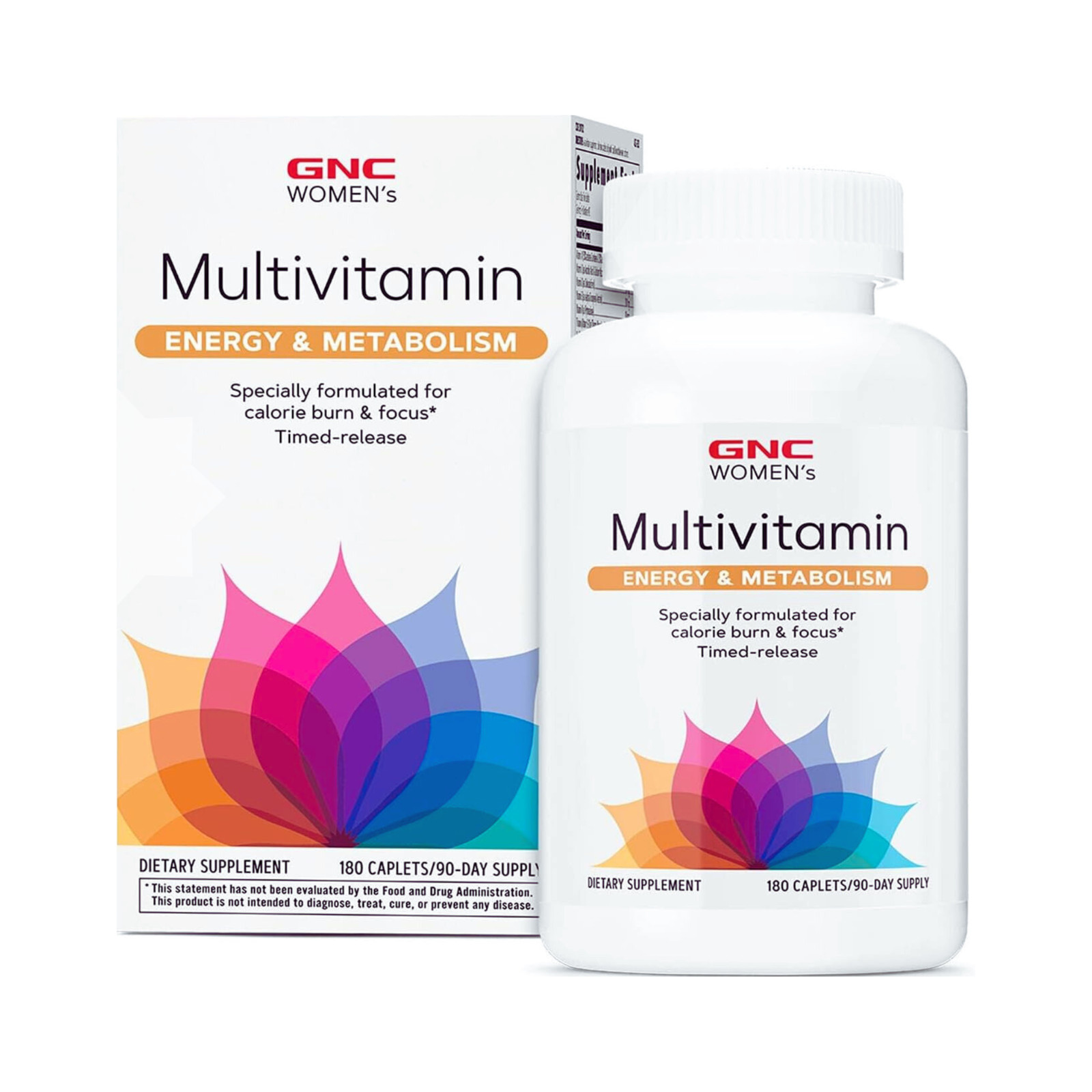 GNC Women’s Mega Energy and Metabolism Multivitamin Tablets – 180 ct