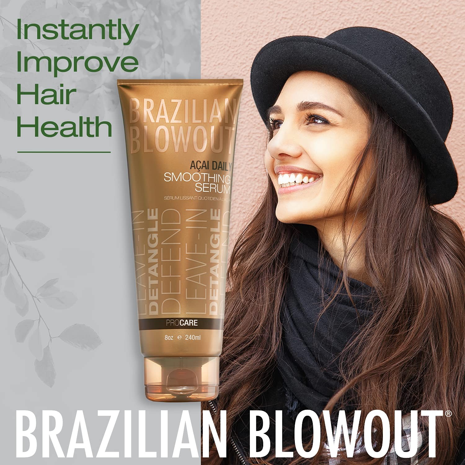 Brazilian Blowout Daily Smoothing Serum 8 Fl Oz Pack Of 1 Ad239