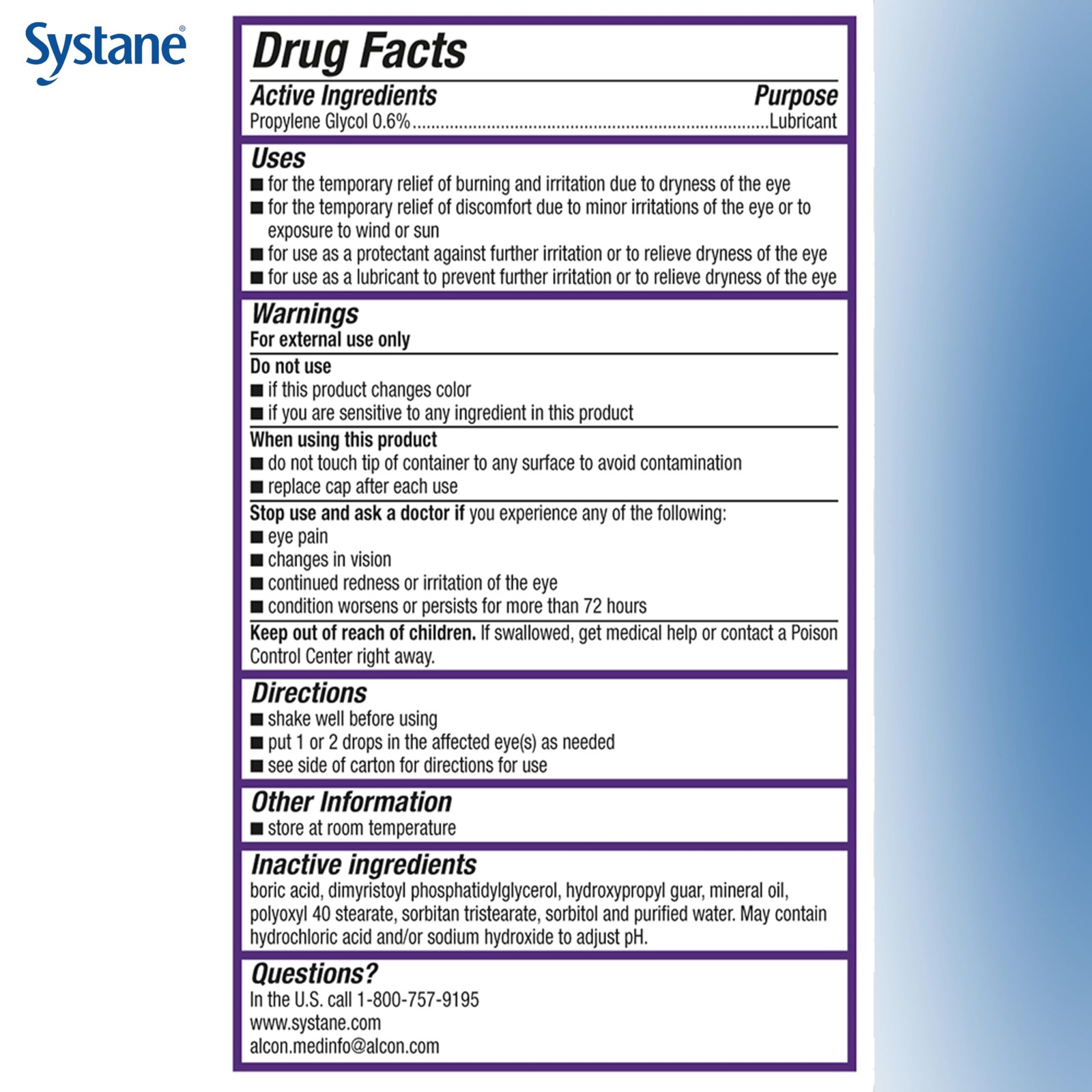 Systane COMPLETE Preservative Free Dry Eye Drops, 0.33 Fl Oz, 2 Pack