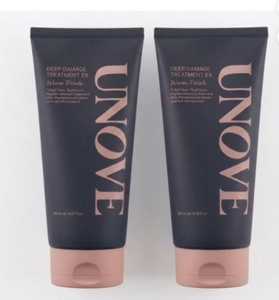 UNOVE Deep Damage Treatment EX Hair Mask 320ml Duo Set Repair Authentic K Beauty