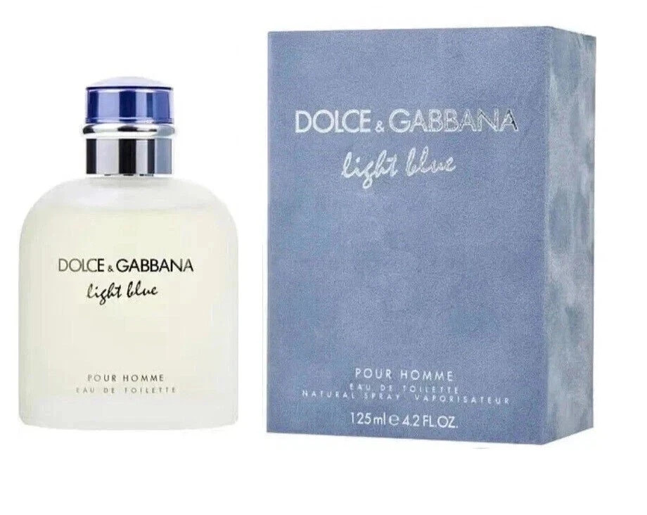 Dolce and Gabbana Light Blue Men’s Eau de Toilette – 4.2 oz New
