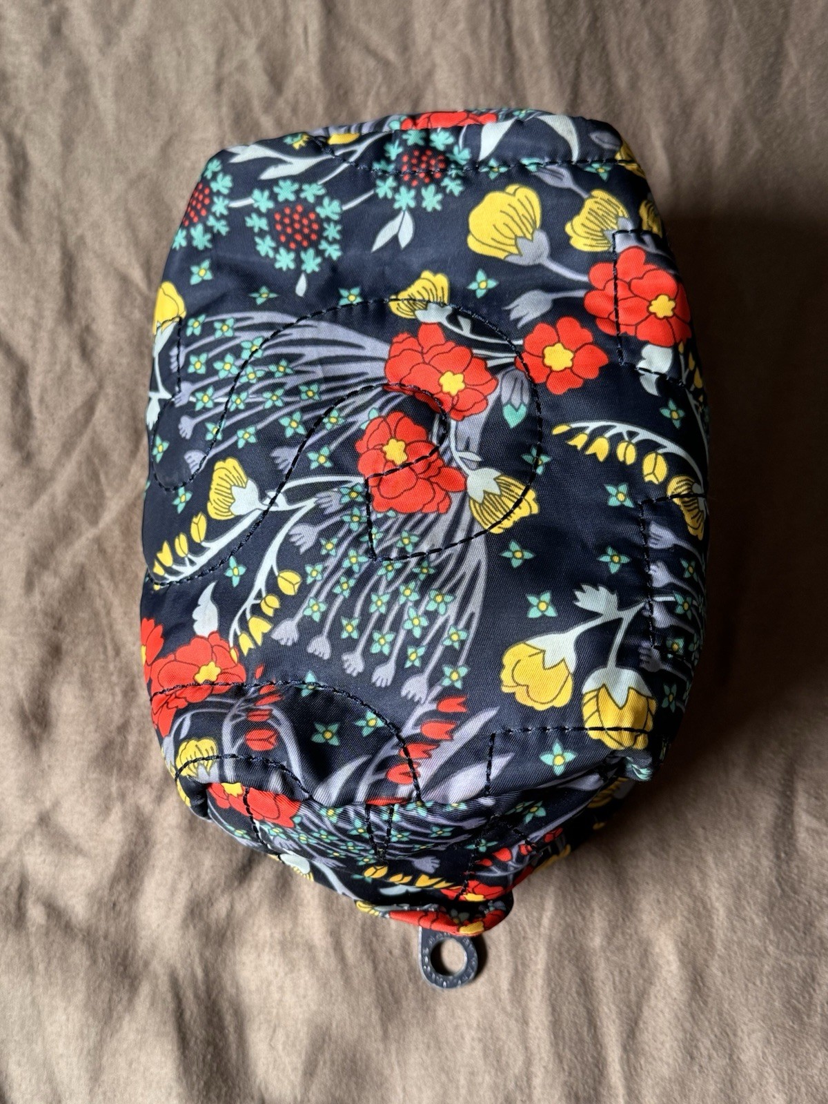 Marc By Marc Jacobs Square Polyester Cosmetic Makeup Tolietry Bag Pouch Floral