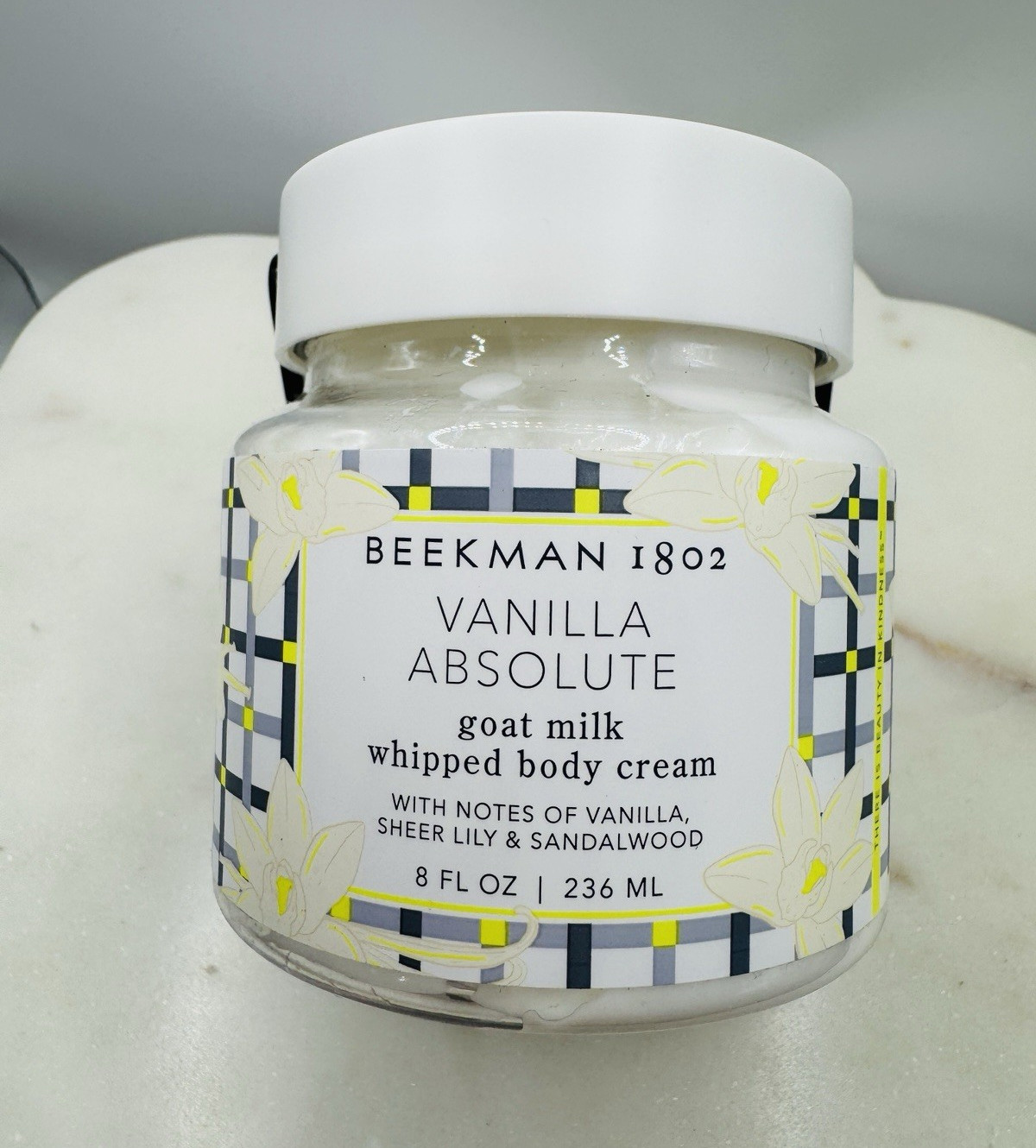 Beekman 1802 Vanilla Absolute Goat Milk Whipped Body Cream 8 fl oz