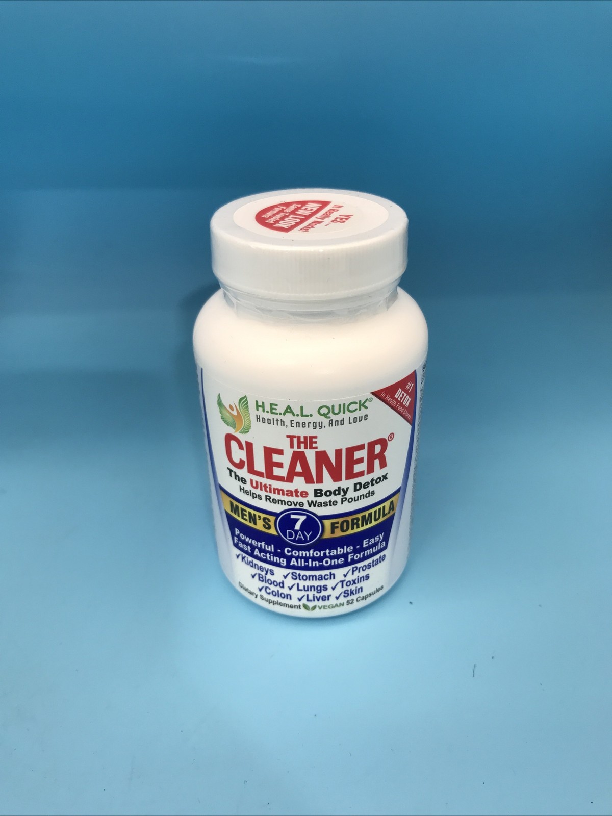 Century Systems The Cleaner Men’s 7 Day Formula Body Detox 52 Capsules Exp 2029