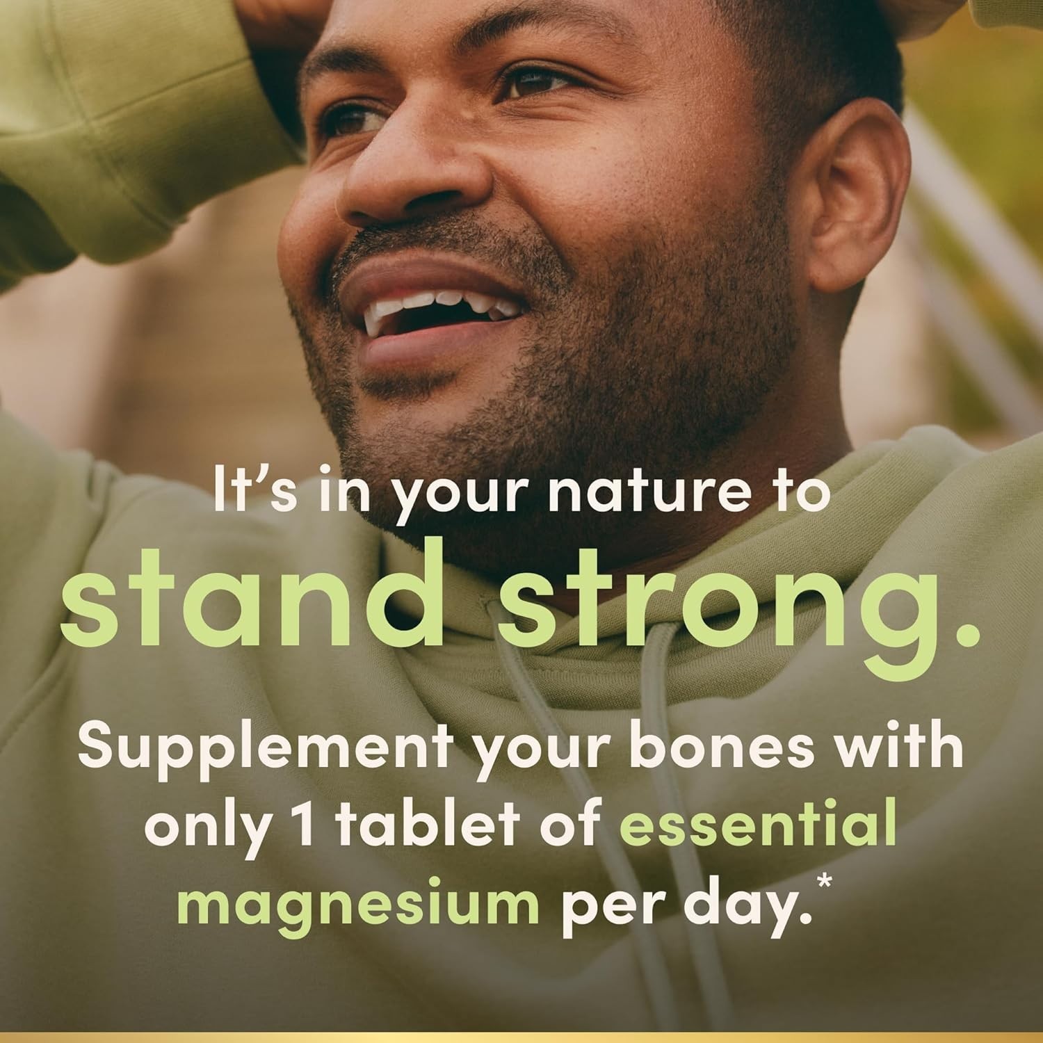 Nature’s Bounty Magnesium Supplements 500 Mg 200 Count (Pack of 1) for USA