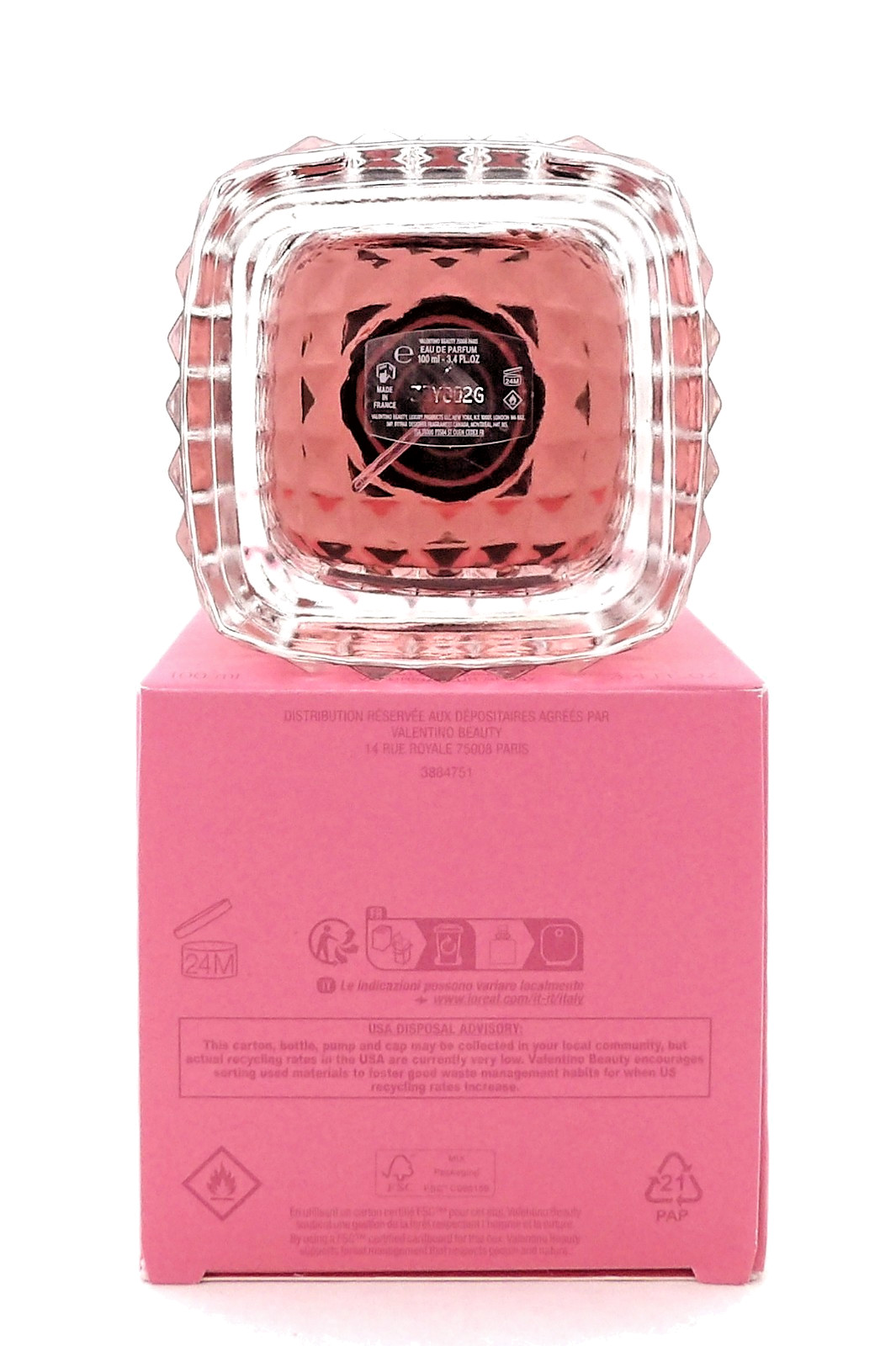 Valentino Donna Born In Roma 3.4oz EDP Spray for Women. New in Box NO CELLOPHANE
