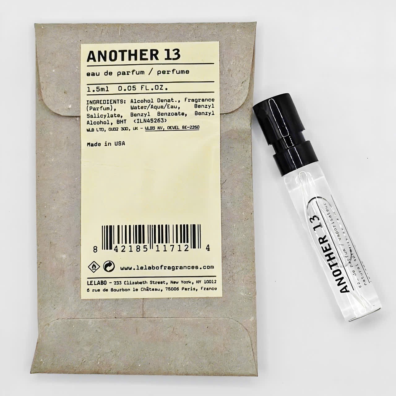 LE LABO ANOTHER 13 EAU DE PARFUM SAMPLE SPRAY 1.5ML/0.05OZ – 100% AUTHENTIC🧪