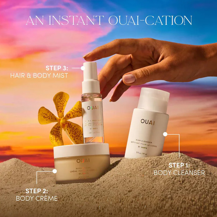 OUAI NIB 100% Authentic Mini St. Bart’s Body Set