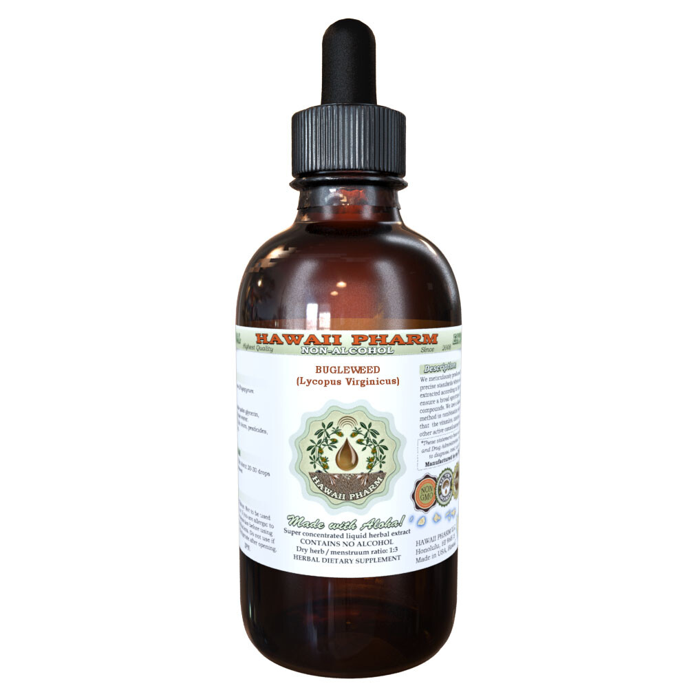 Bugleweed (Lycopus Virginicus) Organic Dried Leaf and Flowers Liquid Extract