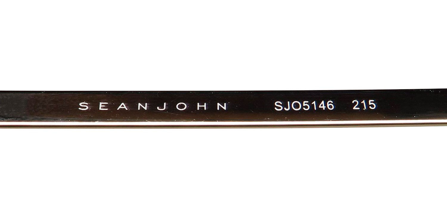 NEW SEAN JOHN 5146 GLASSES METAL & PLASTIC 215 60-18-155 MENS FULL-RIM SQUARE