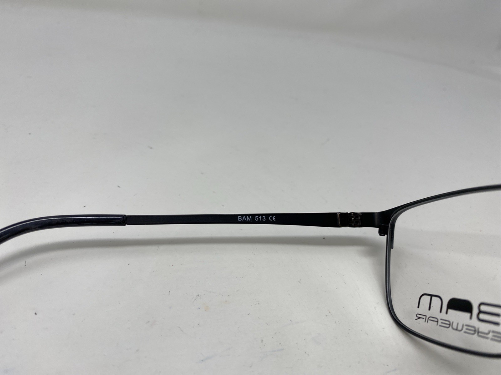 BAM EYEWEAR 513 BLACK 59-17-150 Metal Full Rim Eyeglasses Frame /905