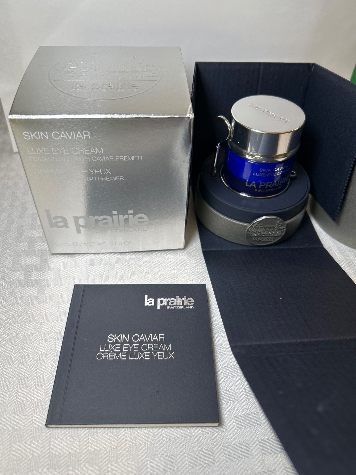 La Prairie Switzerland Skin Caviar Luxe Eye Cream .68 oz MSRP $435! Returned