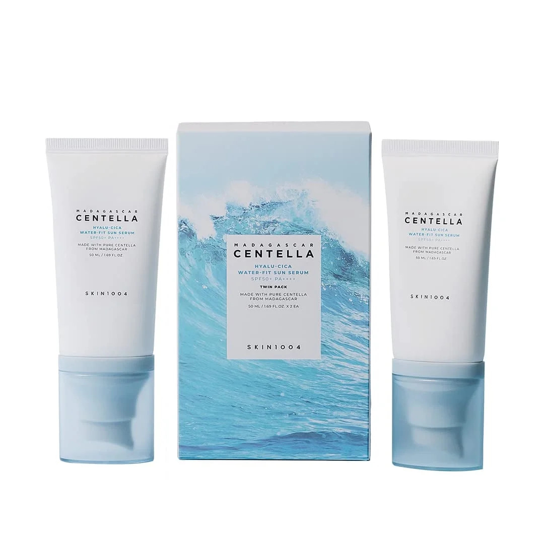 SKIN1004 – Madagascar Centella Hyalu-Cica Water-Fit Sun Serum SPF 50+ Twin Pack