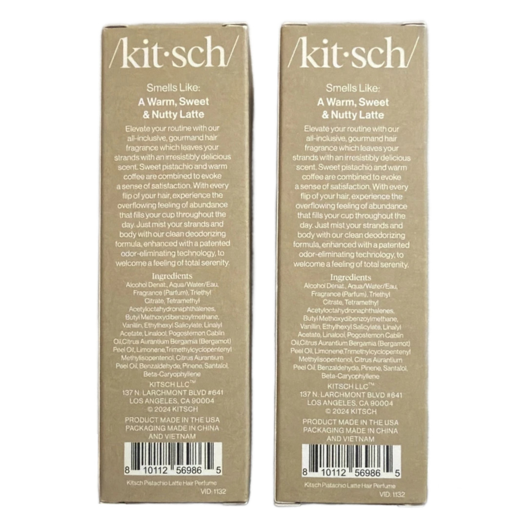 /kit•sch/ Kitsch Pistachio Latte Hair & Body Perfume (1.7fl.oz.) NEW Lot Of 2