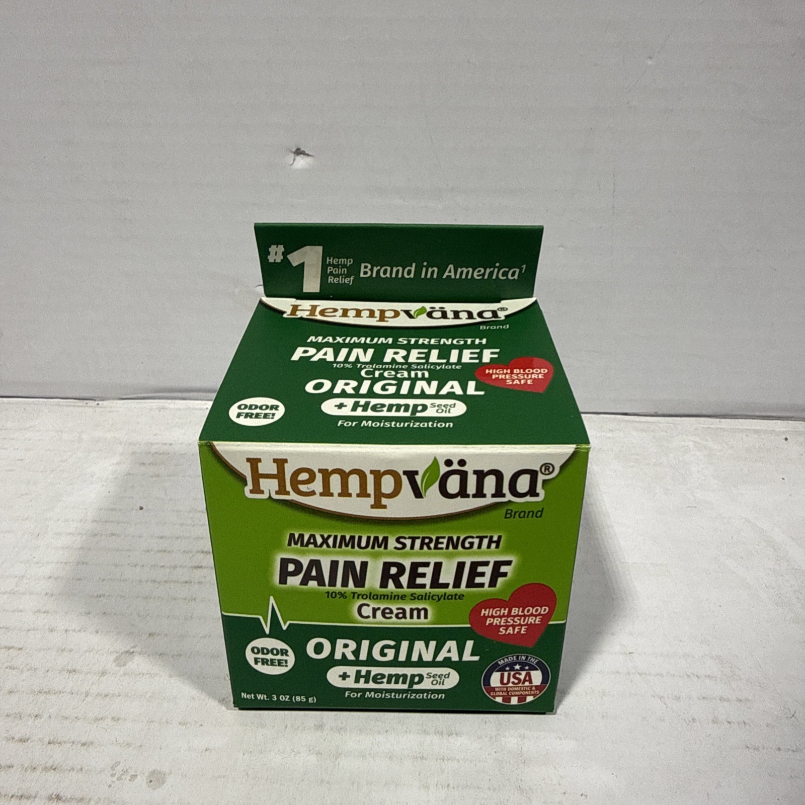2 LOT HEMPVANA MAXIMUM STRENGTH PAIN RELIEF CREAM. EXP. 04/28good product
