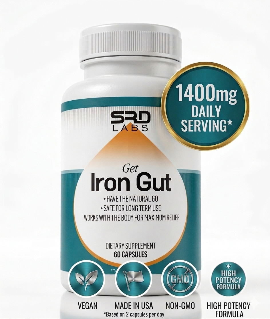 IRONGUT- IBS / CONSTIPATION / DIARRHEA / BLOATING RELIEF / DIGESTIVE GUT HEALTH