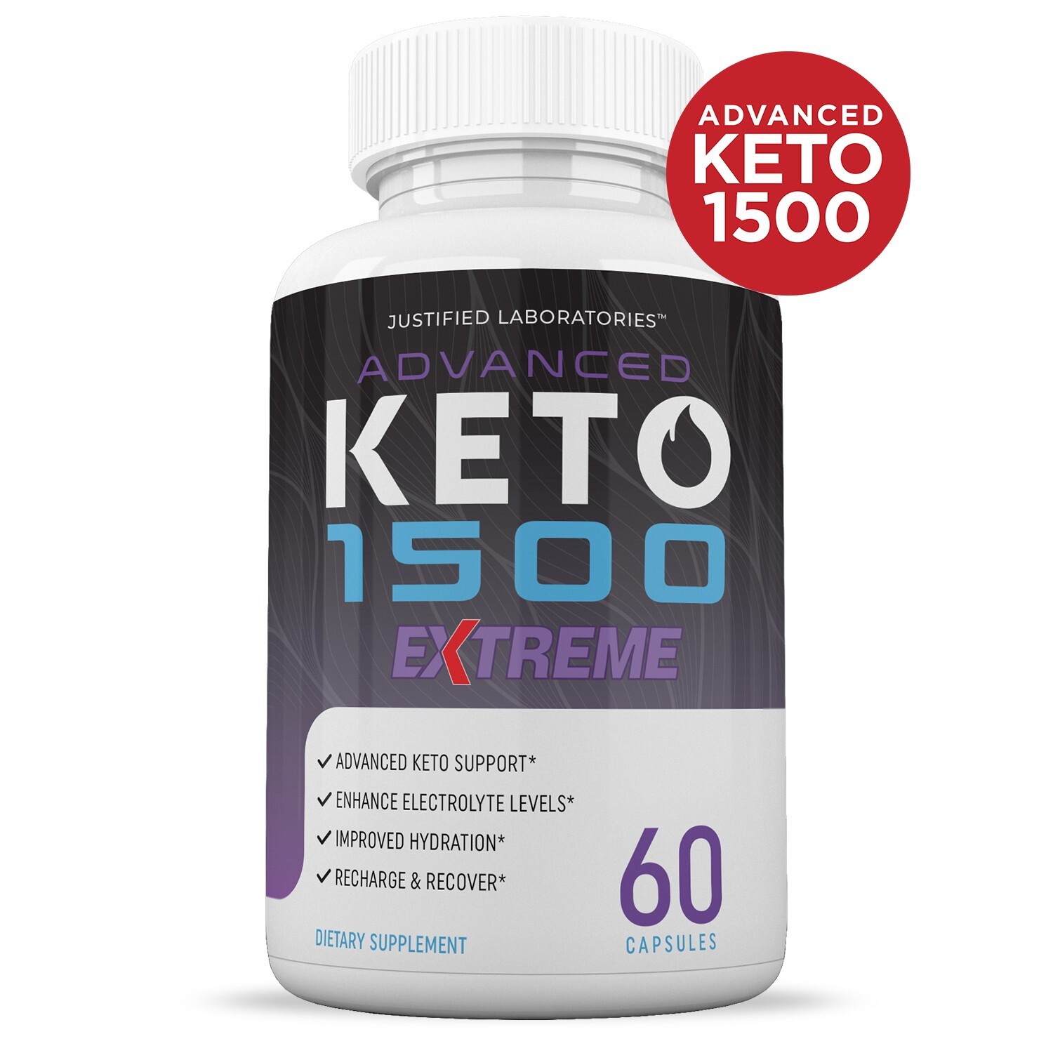 Advanced Keto 1500 Keto ACV Pills Extreme 1675MG New Improved Formula 2 Pack