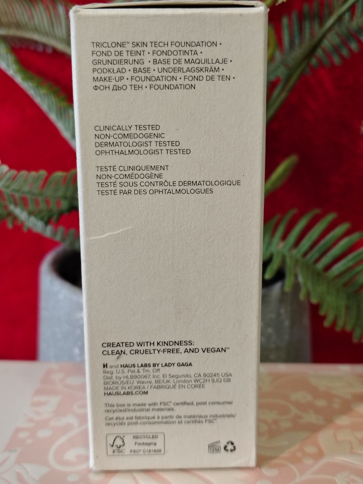 Haus Labs By Lady Gaga Skin Tech Foundation 160 LIGHT NEUTRAL 1oz (SEE DETAILS)