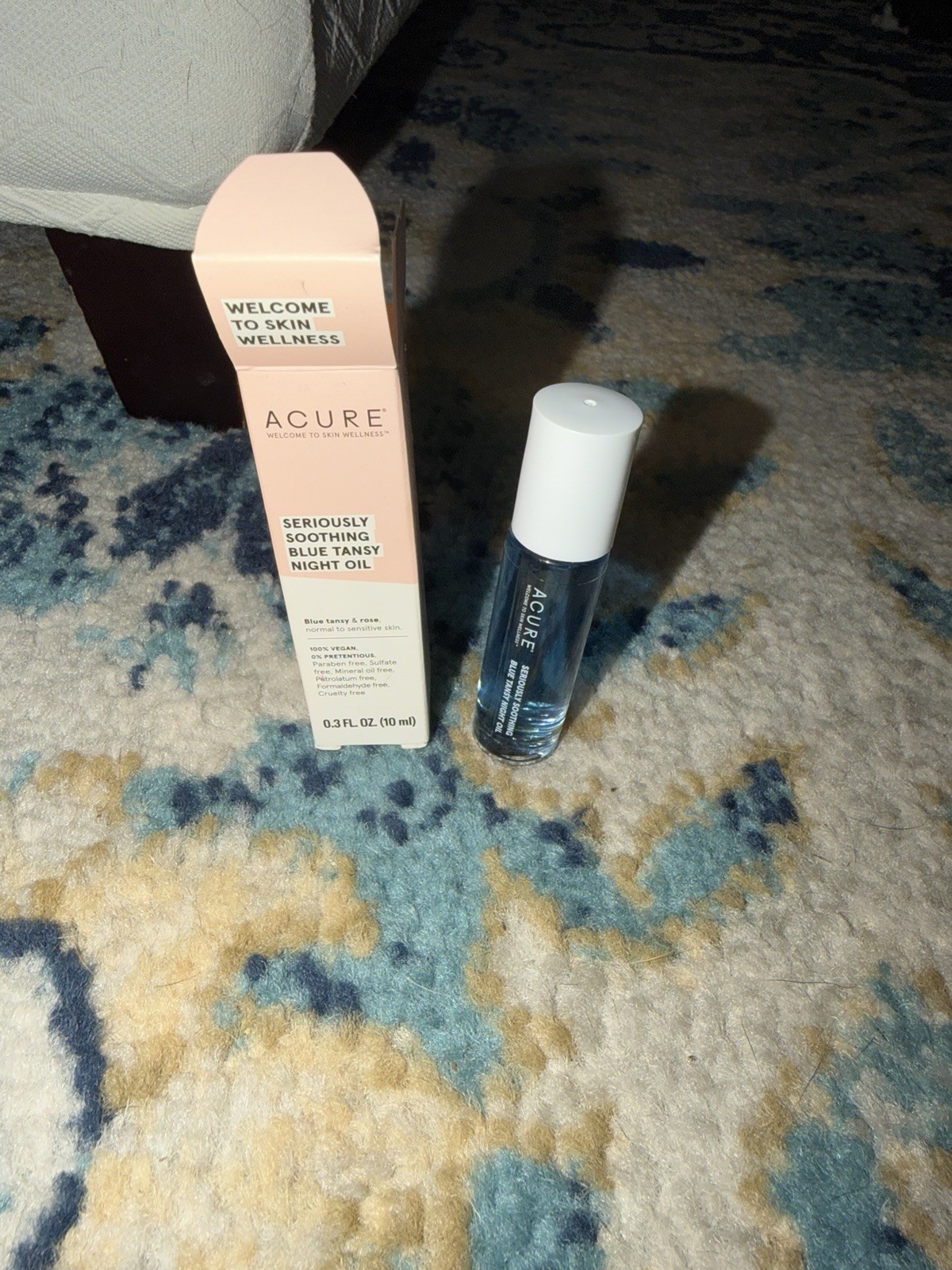 Acure Seriously Soothing Blue Tansy Night Oil 0.3 fl oz 10ml NEW