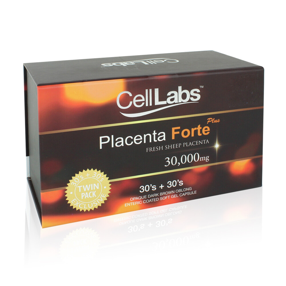 CellLabs Sheep Placenta 30,000mg, Anti Aging Supplement, Rich Antioxidant, 60’s