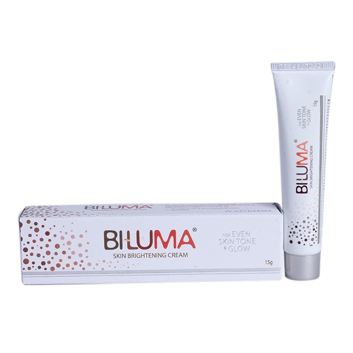 Biluma Skin Brightening 15 gms Cream For Even Tone Skin & Reduce Dark Spots+ F/S