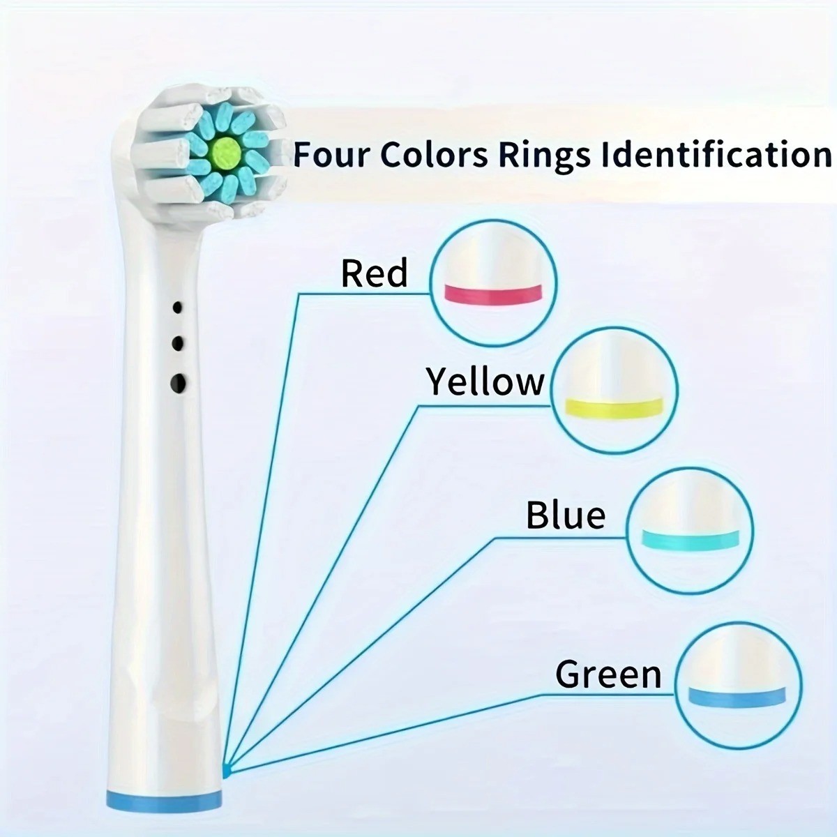 4/20PCS Precision Electric Toothbrush Replacement Fit For Oral Braun Brush Heads