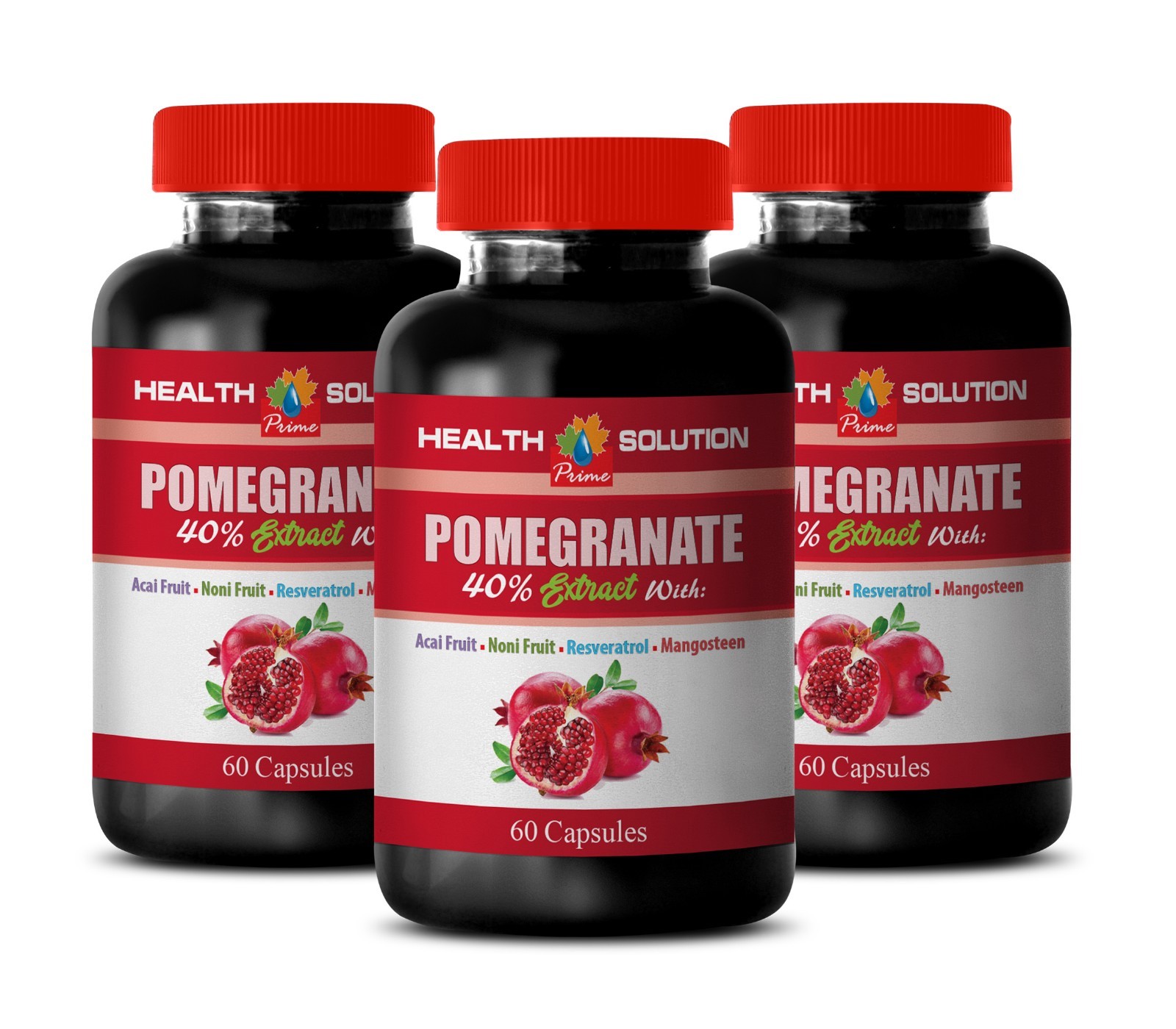 pomegranate fruit – Pomegranate 40% Extract 250mg – acai berry cleanse 3B