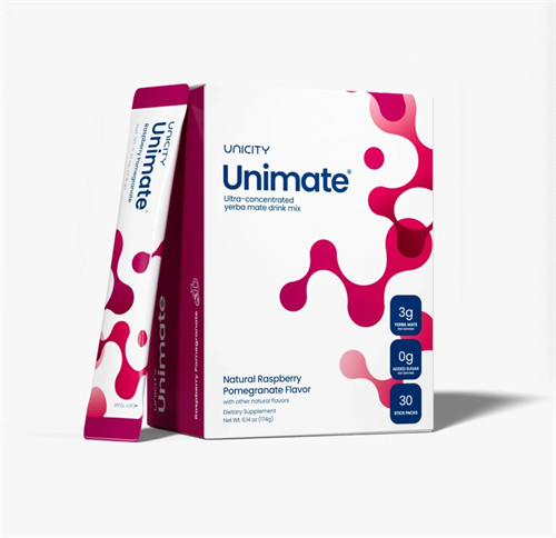 Unicity Unimate Raspberry Pomegranate Box Of 30 Sachets – Exp 2027