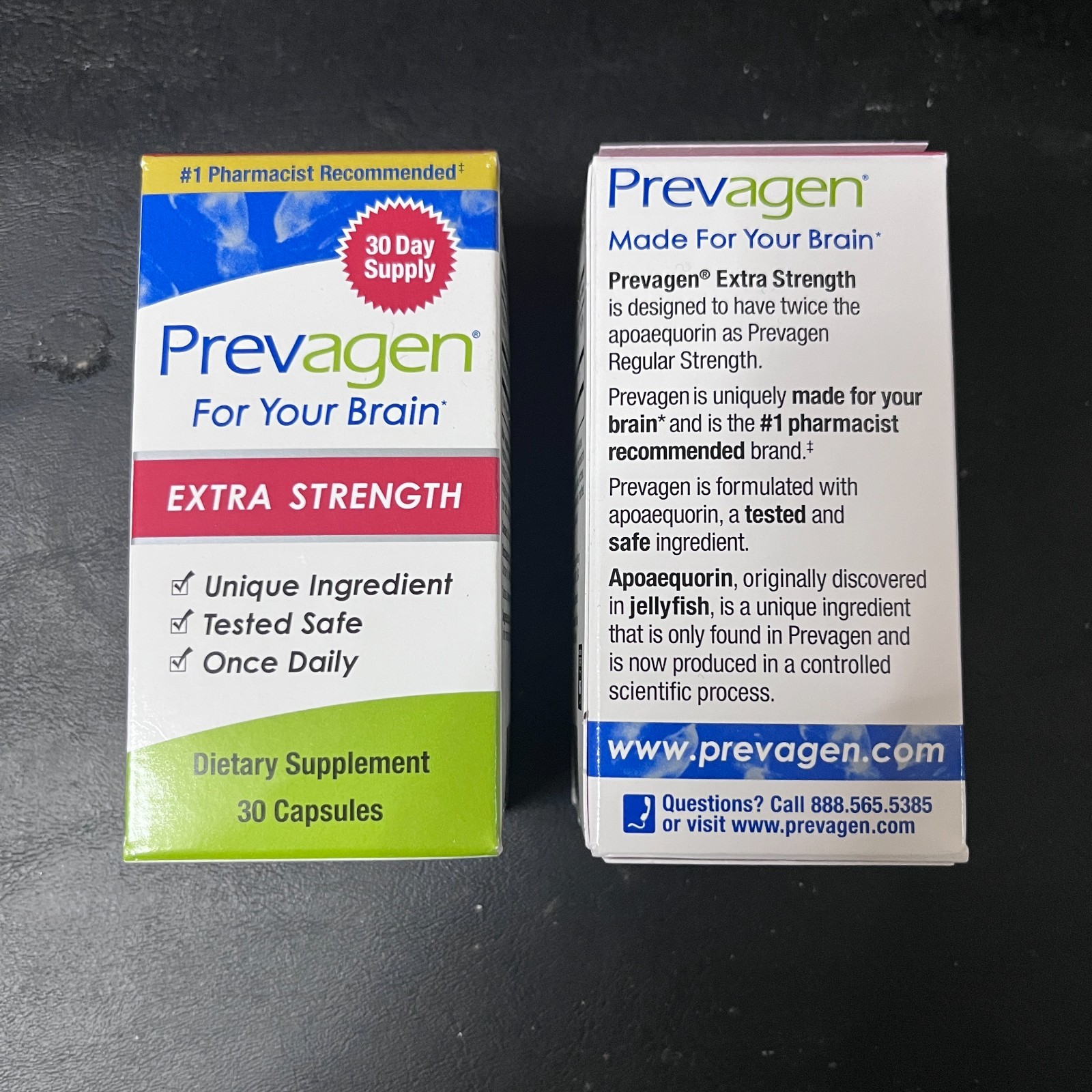 Prevagen EXTRA Strength 20mg Capsules, 30 CT (2 bottles) – AUTHENTIC
