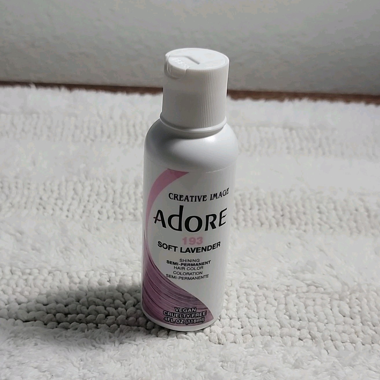 Adore CreativeImage Semi-Permanent HairDye Soft Lavender 4 fl oz Vegan Pack Of 2