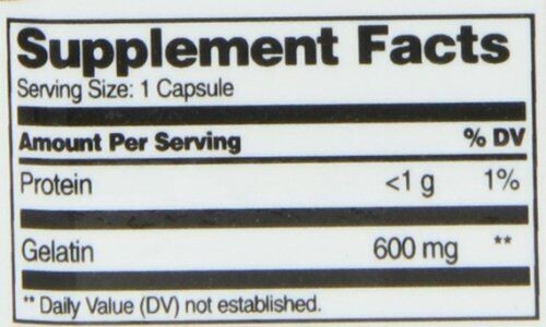 21st Century Gelatin 600mg Capsules 100ct -3 Pack -Expiration Date 04-2024-