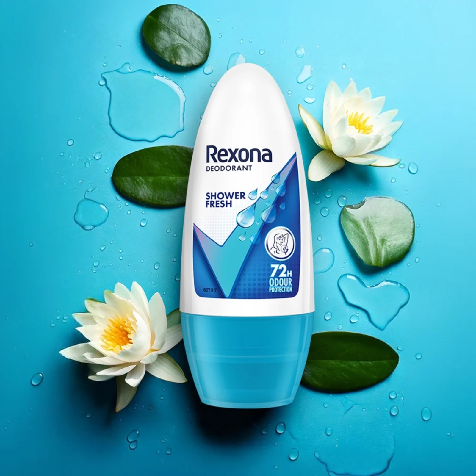 Rexona Shower Fresh Roll On Deodorant for Women 50ml 72H Odour Protection