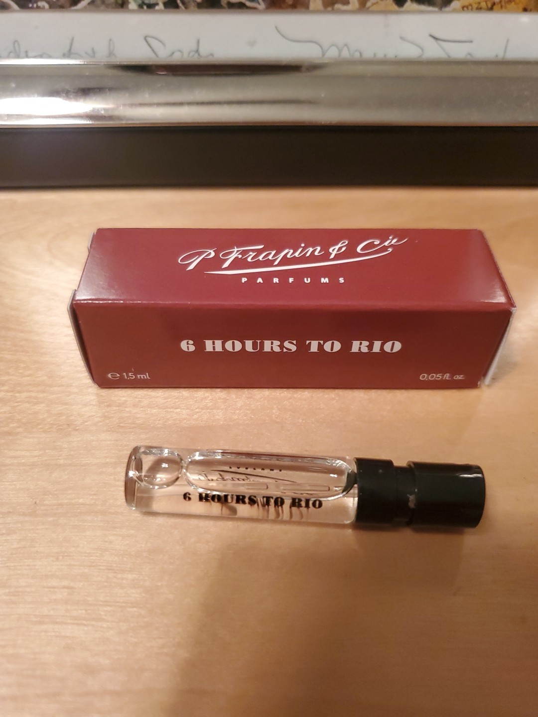 Frapin Parfums 6 Hours To Rio Eau De Parfum 1.5ml/0.05oz Sample Spray NIB!