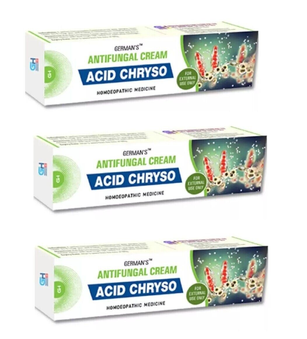 GERMAN’S ACID CHYRSO ANTIFUNGAL CREAM 25g X 3 FREE SHIP 2028 EXPIRY