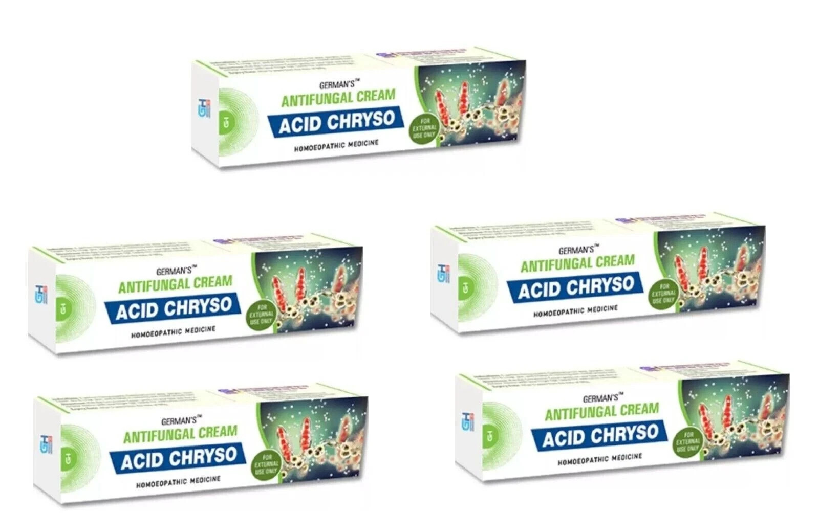 GERMAN’S ACID CHYRSO ANTIFUNGAL CREAM 25g X 5 FREE SHIP