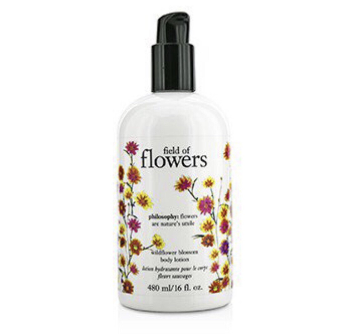 NEW 16 OZ PHILOSOPHY FIELD OF FLOWERS BODY LOTION WILDFLOWER BLOSSOM