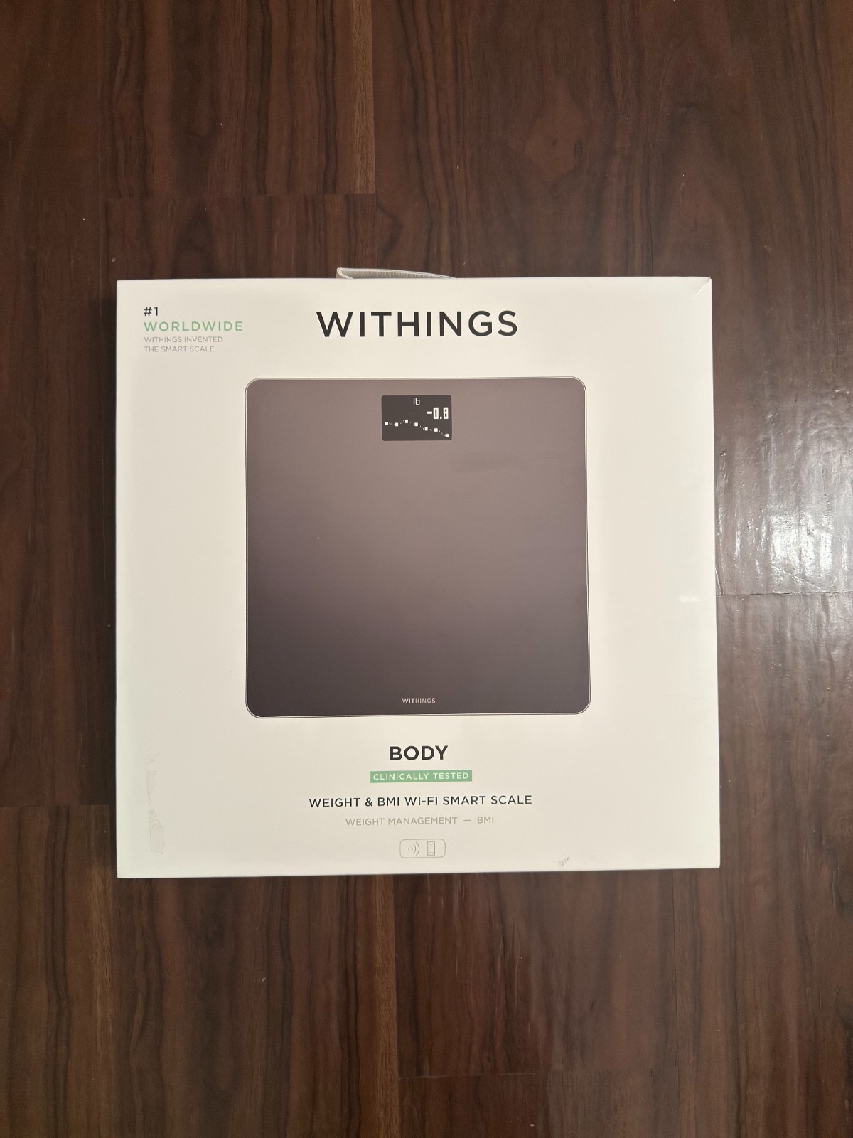 Withings Body Wi-Fi Smart Scale Weight & BMI Black Open Box – WS-30