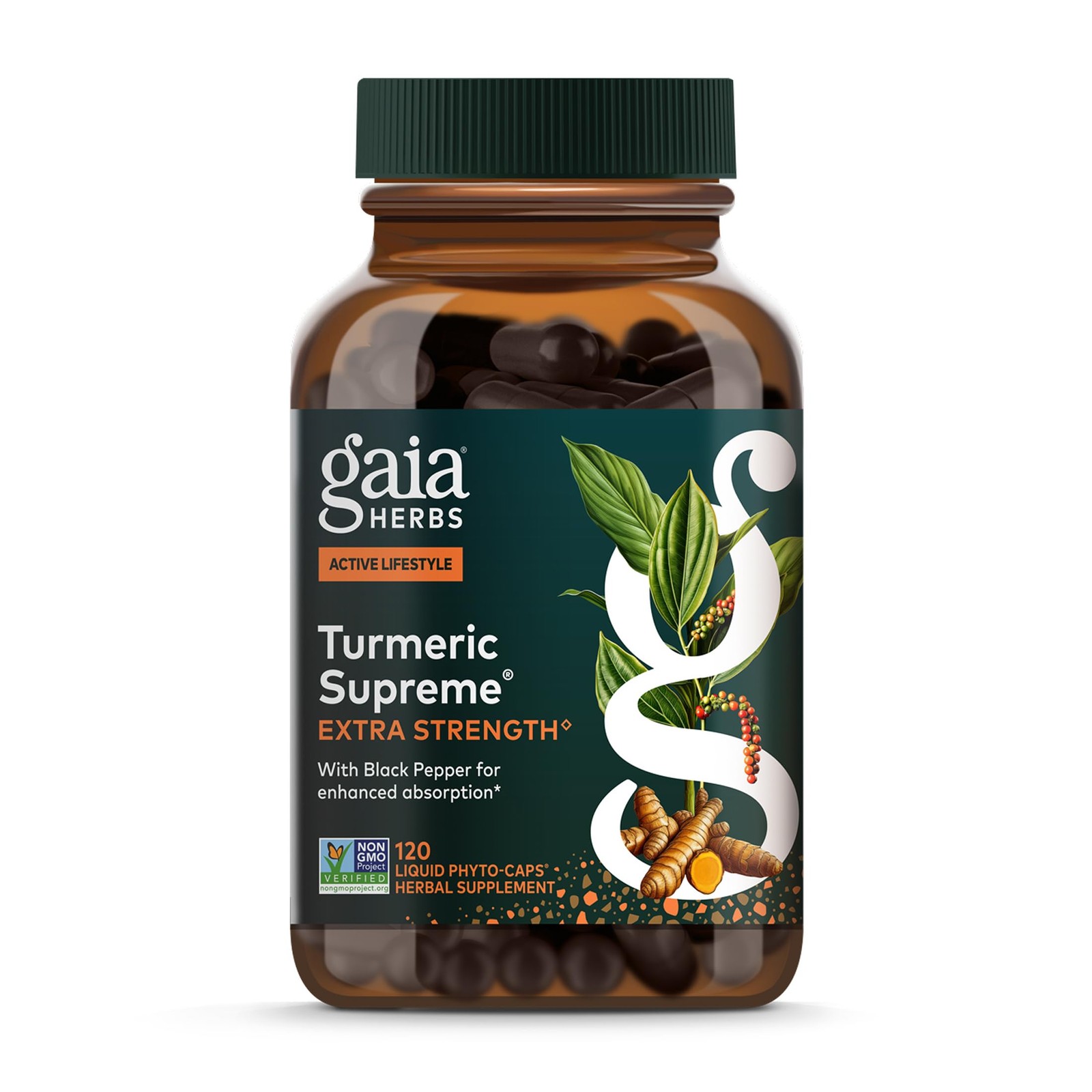 Turmeric Curcumin Capsules Extra Strength with Black Pepper – Supports Mobility