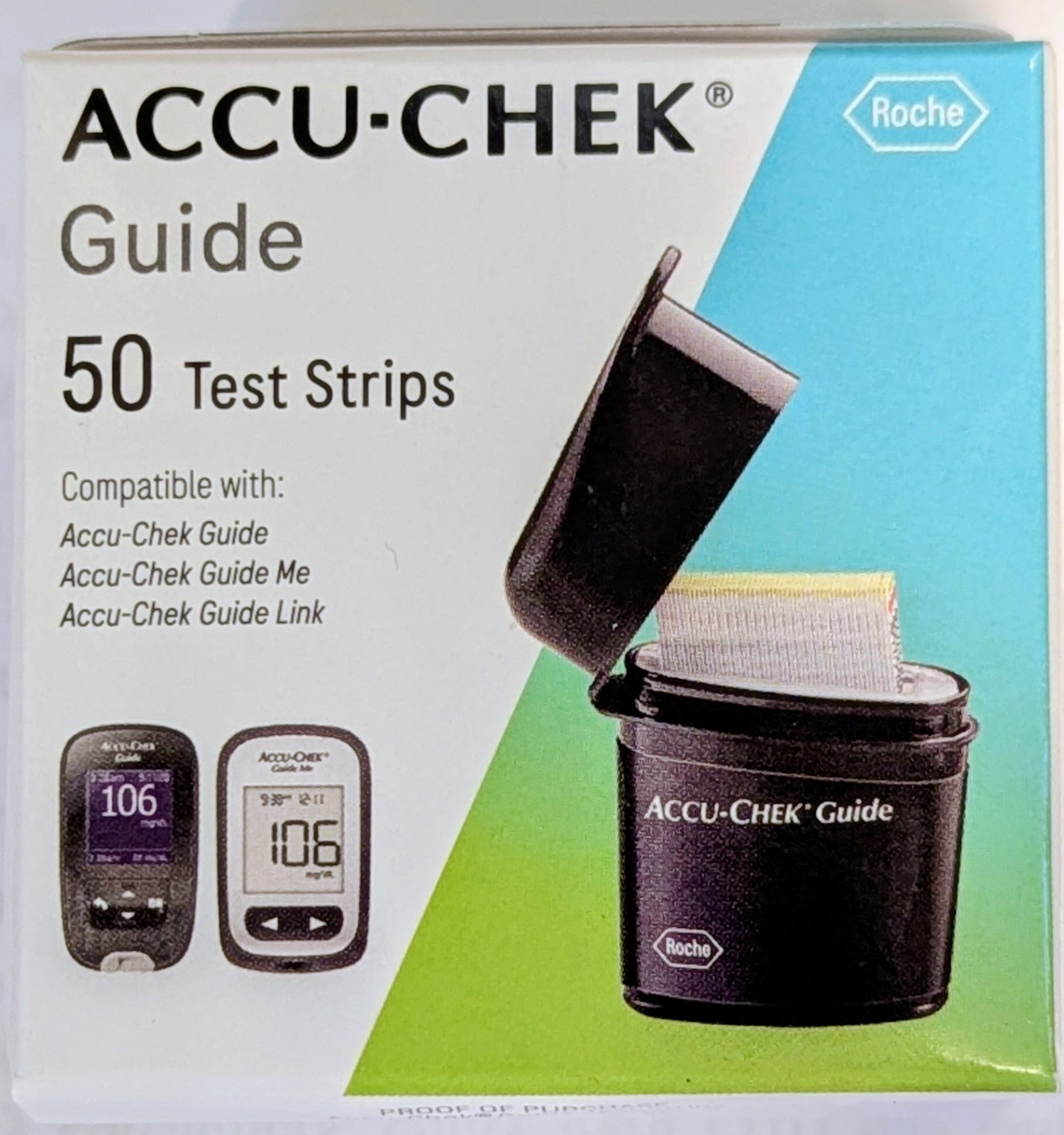 50 Accu-Chek Guide Test Strips Exp 02-26-2027 OR LATER – FREE SHIPPING