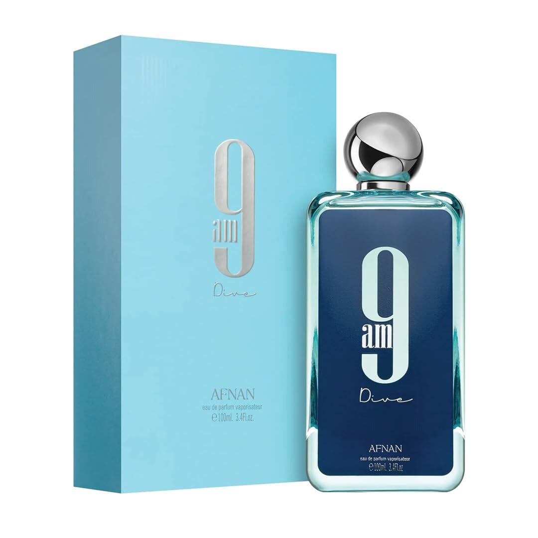 AFNAN 9AM DIVE EAU DE PARFUM SPRAY UNISEX 3.4 Oz / 100 Ml US SHIPPING