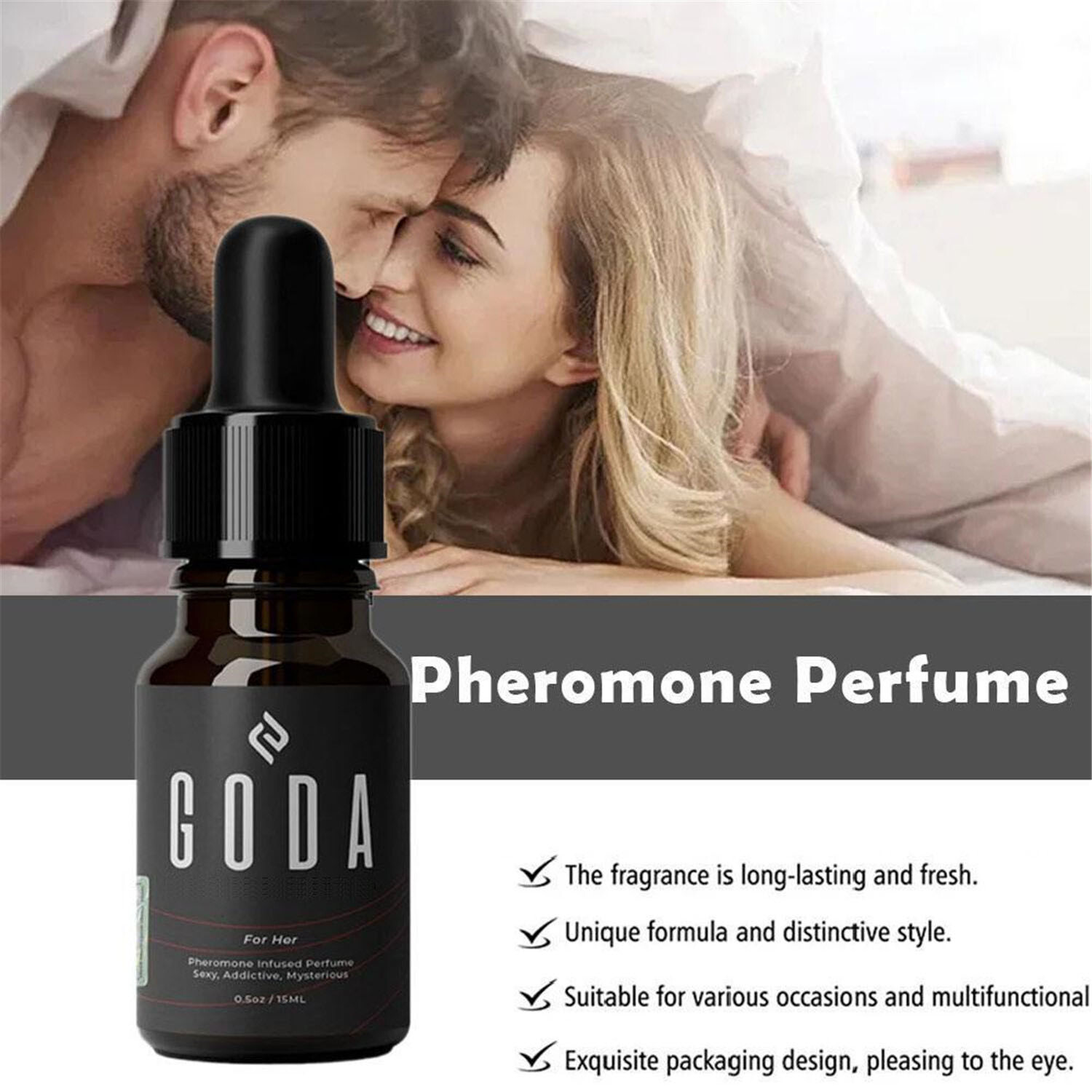 1-3X GODA For Her Pheromone Perfume For Women Long-Lasting 15ml FREE SHIPPING