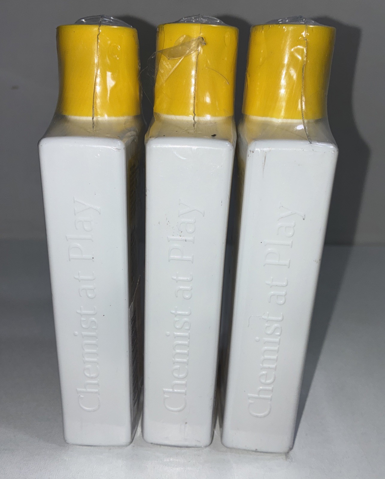 3 Sealed Chemist At Play Brightening Body Wash, 8 Fl Oz Each/ Exp 07/2028