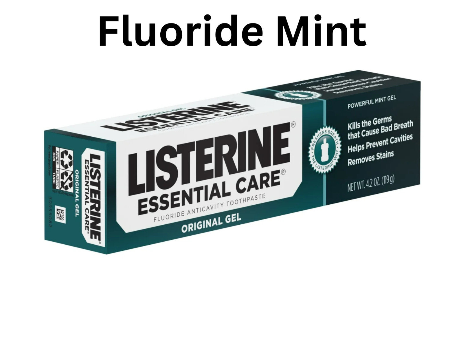 LISTERINE Essential Care Toothpaste Original MINT Gel – 4.2 oz (6 pack)