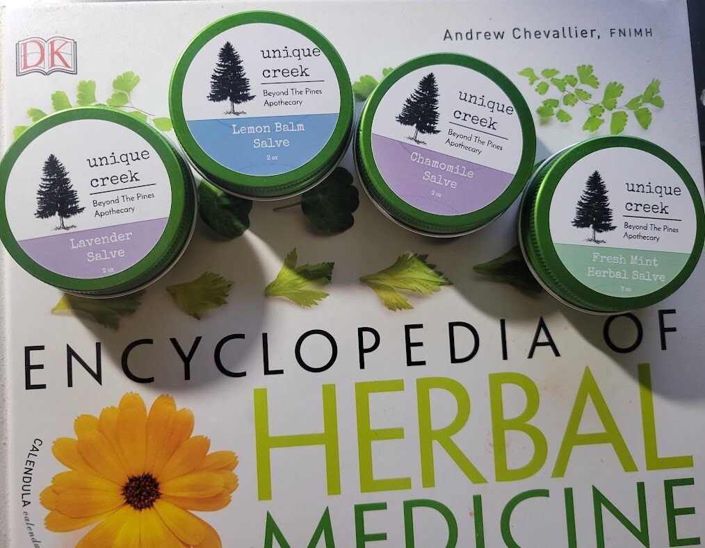 HIKER’S SALVE White Sage & Yarrow 1 oz Metal Reuseable Tin