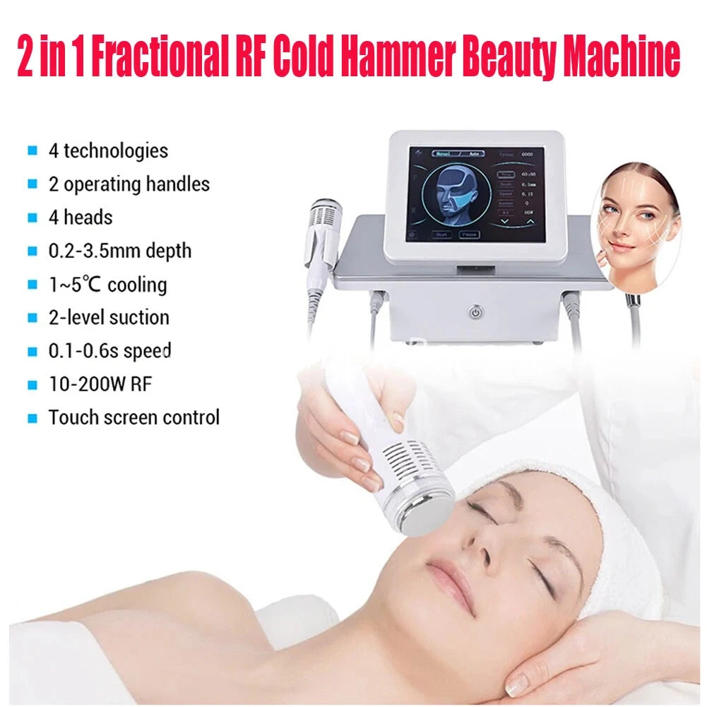 2in1 Micro-n-eedle Machine Cold Hammer Anti Scars Spot Skin Smoothing Beauty