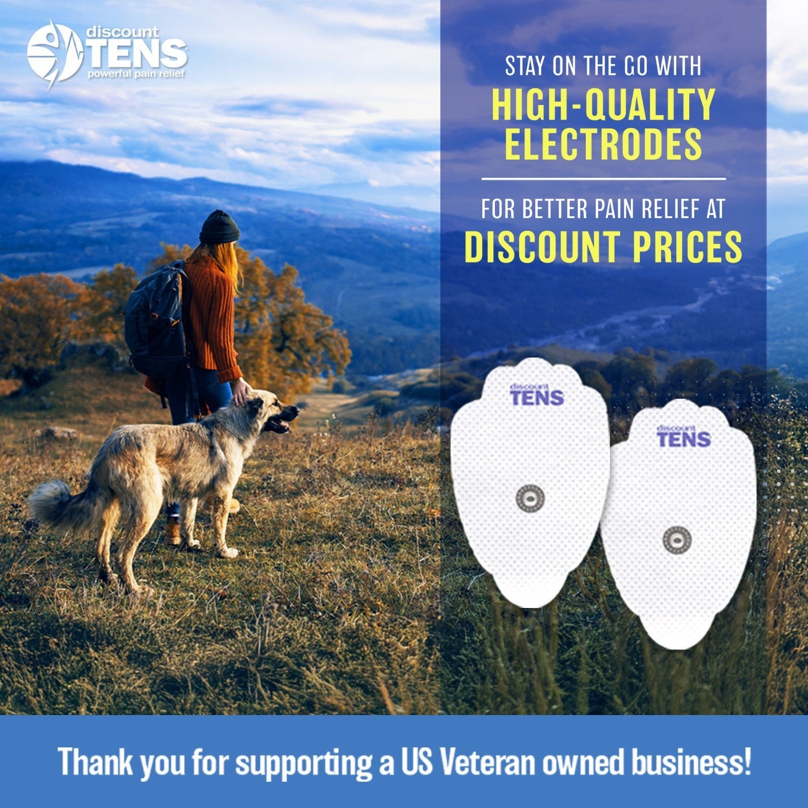 TENS Electrodes, Super Value 20 Replacement Electrode Pads for TENS Units, Snap