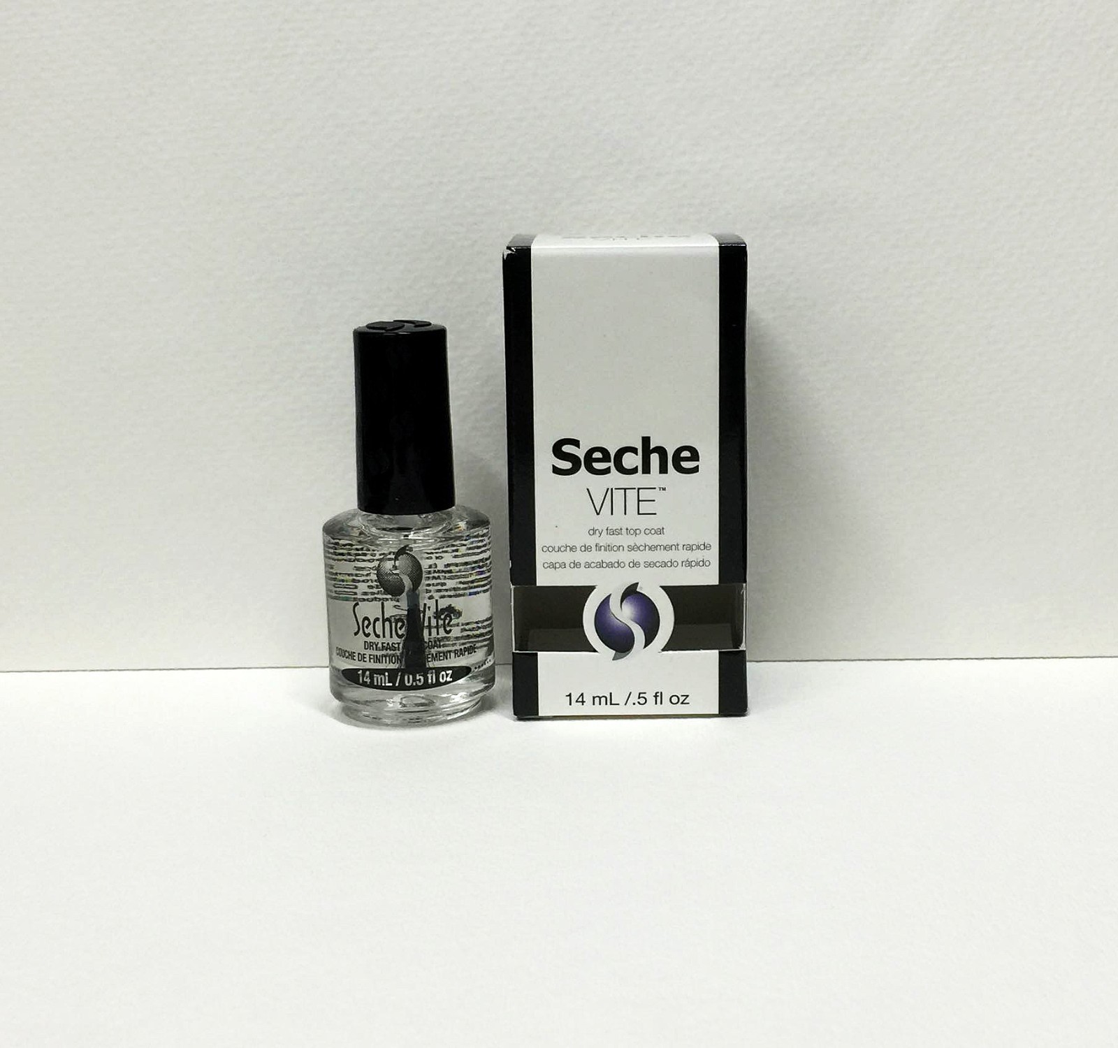 Seche Vite Dry Fast Top Coat 0.5 fl oz /14 mL Clear Nail Polish