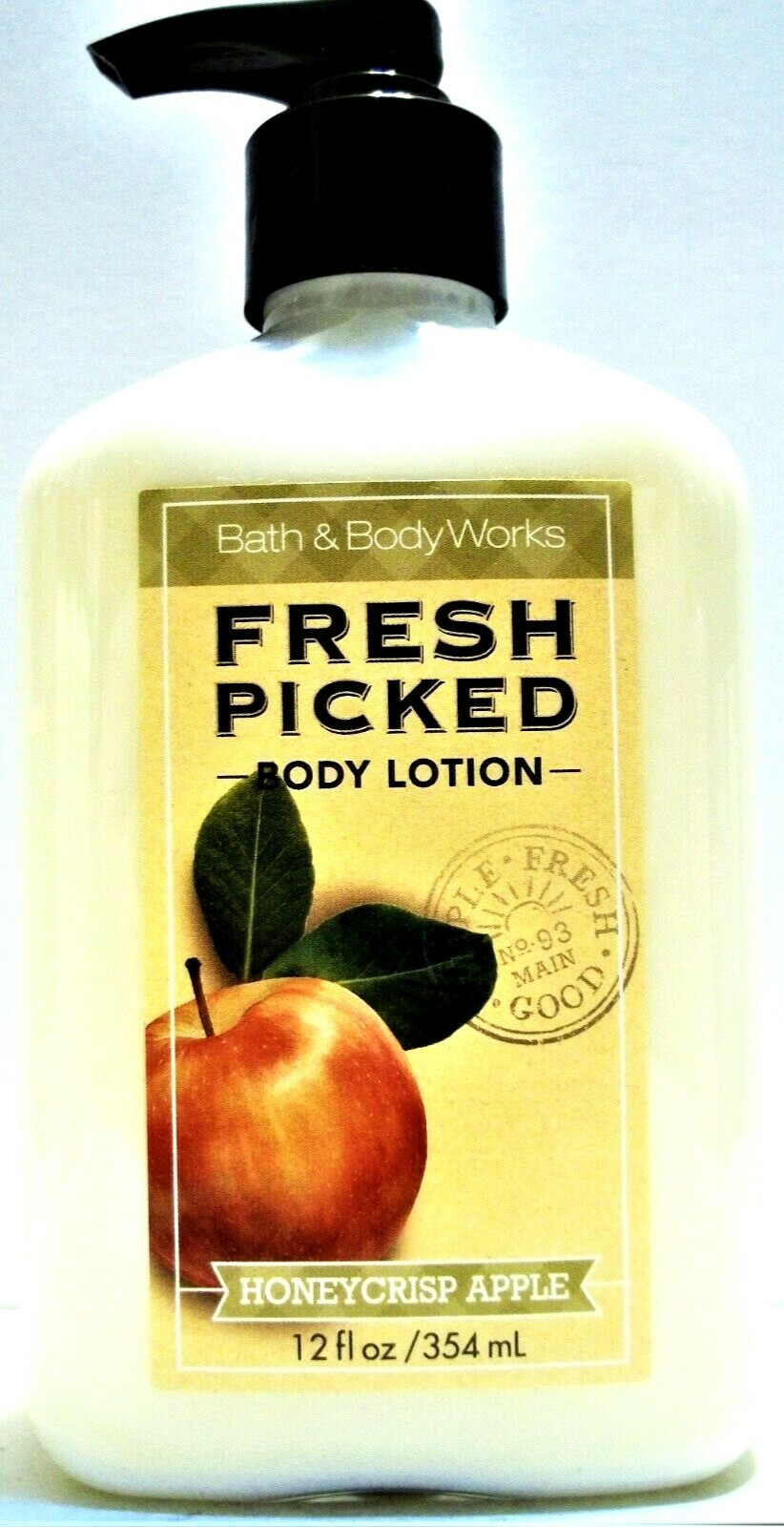 Bath Body Works Fresh Picked HONEYCRISP APPLE Body Lotion, BIG! 12 oz, NEW x 2
