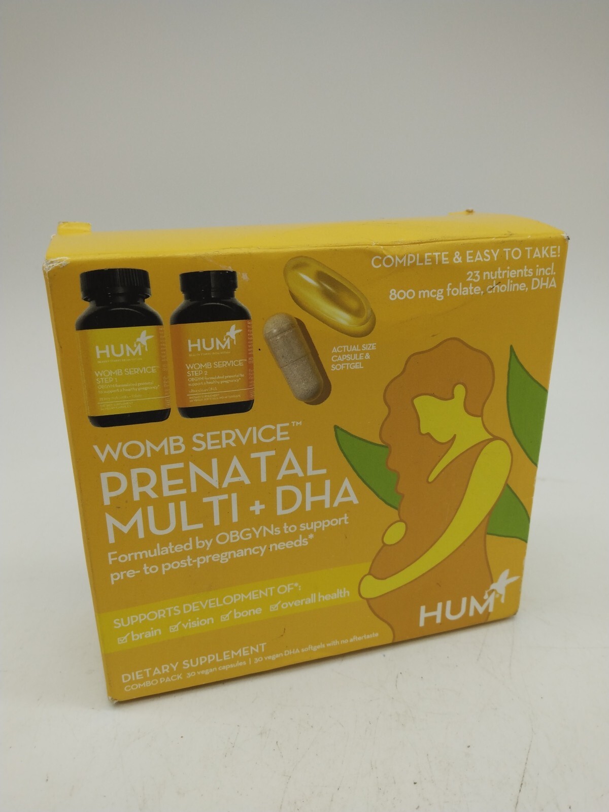 Womb Service by HUM Nutrition, 60 capsules NEW DAMAGED BOX. EXP 03/2024. 135